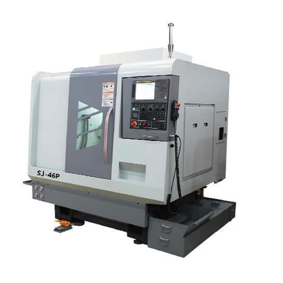 갱 타입 슬랜트 베드 CNC 라트너 턴 머신 FANUC Sj-46p