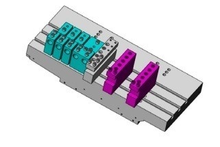 갱 타입 슬랜트 베드 CNC 라트너 턴 머신 FANUC Sj-46p